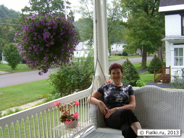 me on porch