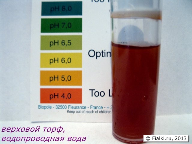 торф, вода