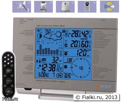 Цифровая метеостанция Meteoscan PRO 923