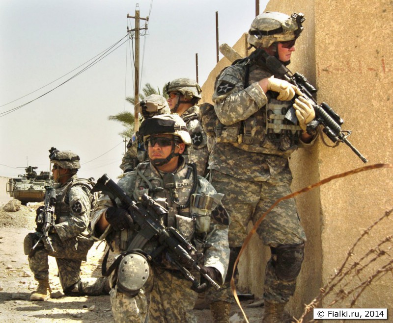Американские солдаты в Багдаде
